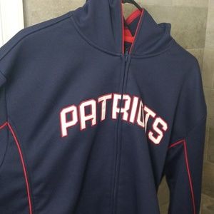 Patriots zip up hoodie
